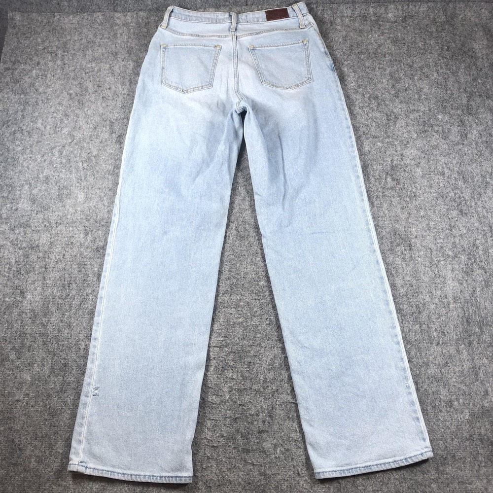 Hollister Dad Straight Jeans‎ Juniors 9 R Light Wash Ultra High Rise - Picture 16 of 16